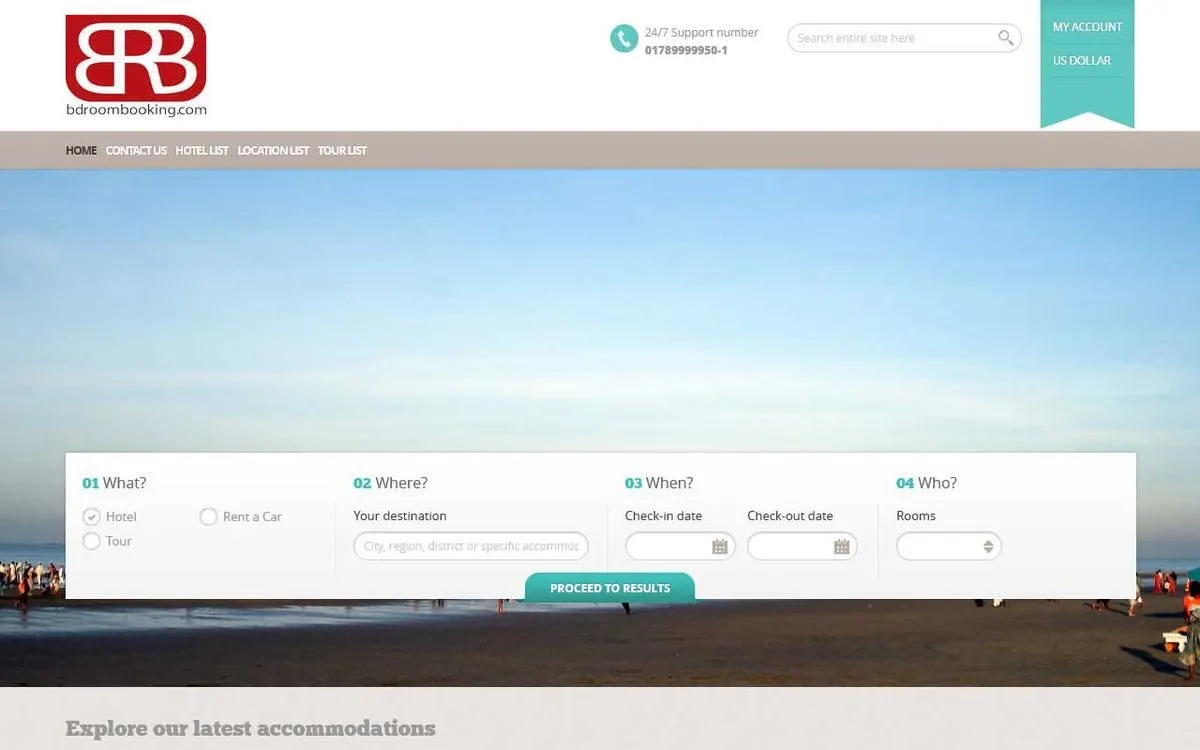 BD Room Booking – Hotel & tourism screenshot