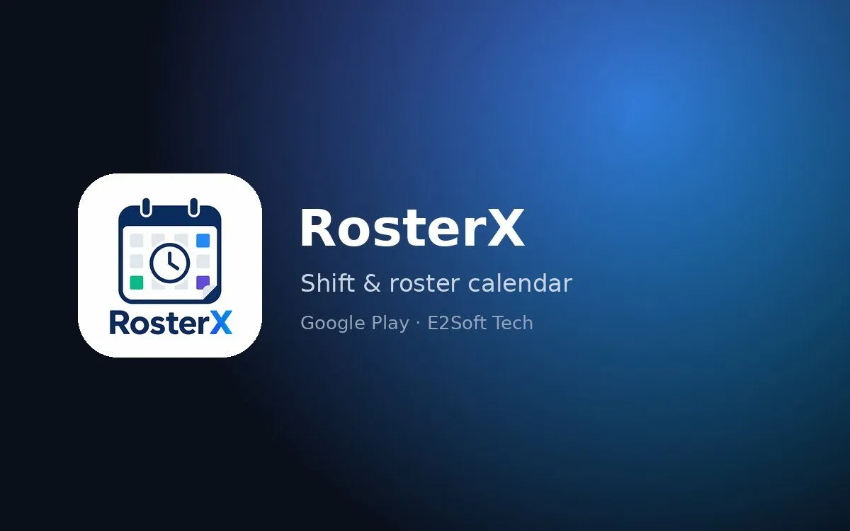 RosterX: Shift Planner – Mobile app screenshot