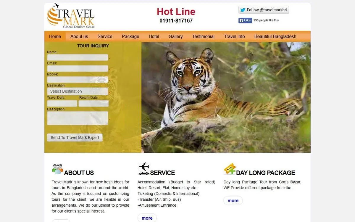 Travelmark – Hotel & tourism screenshot