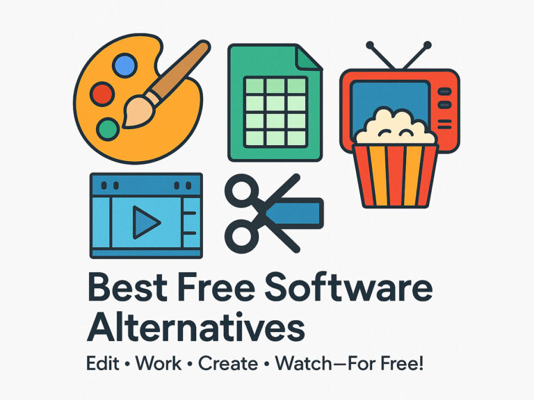 Free Alternatives to Photoshop, Office, Premiere, and Netflix